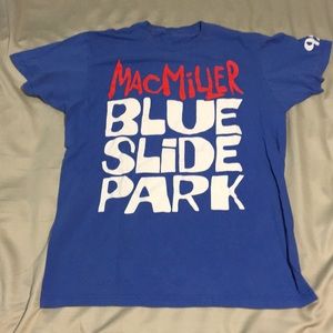 Mac Miller Blue Slide Park Shirt Large 🔥 RARE!